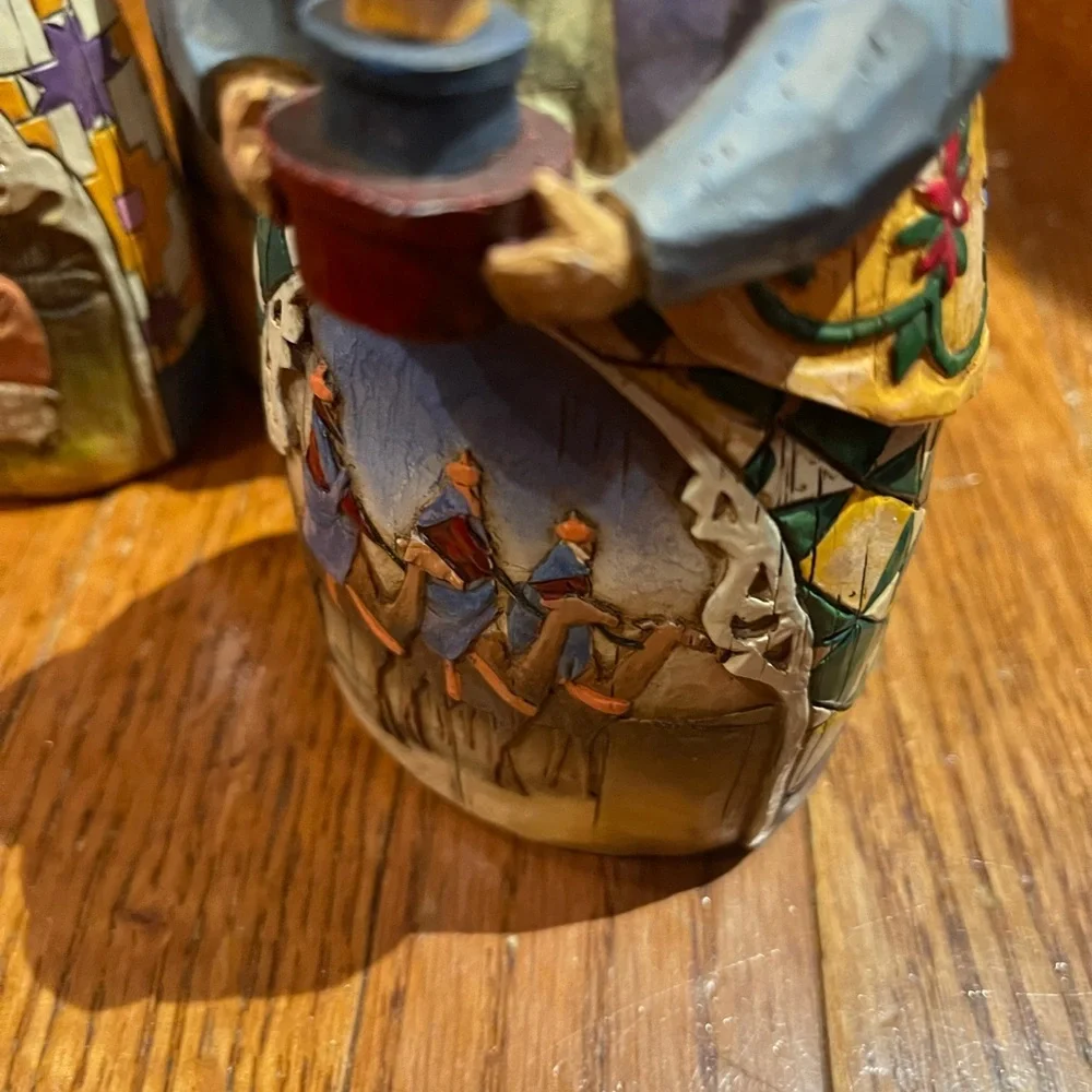 Jim Shore Colorful Three Wise Men Figurines